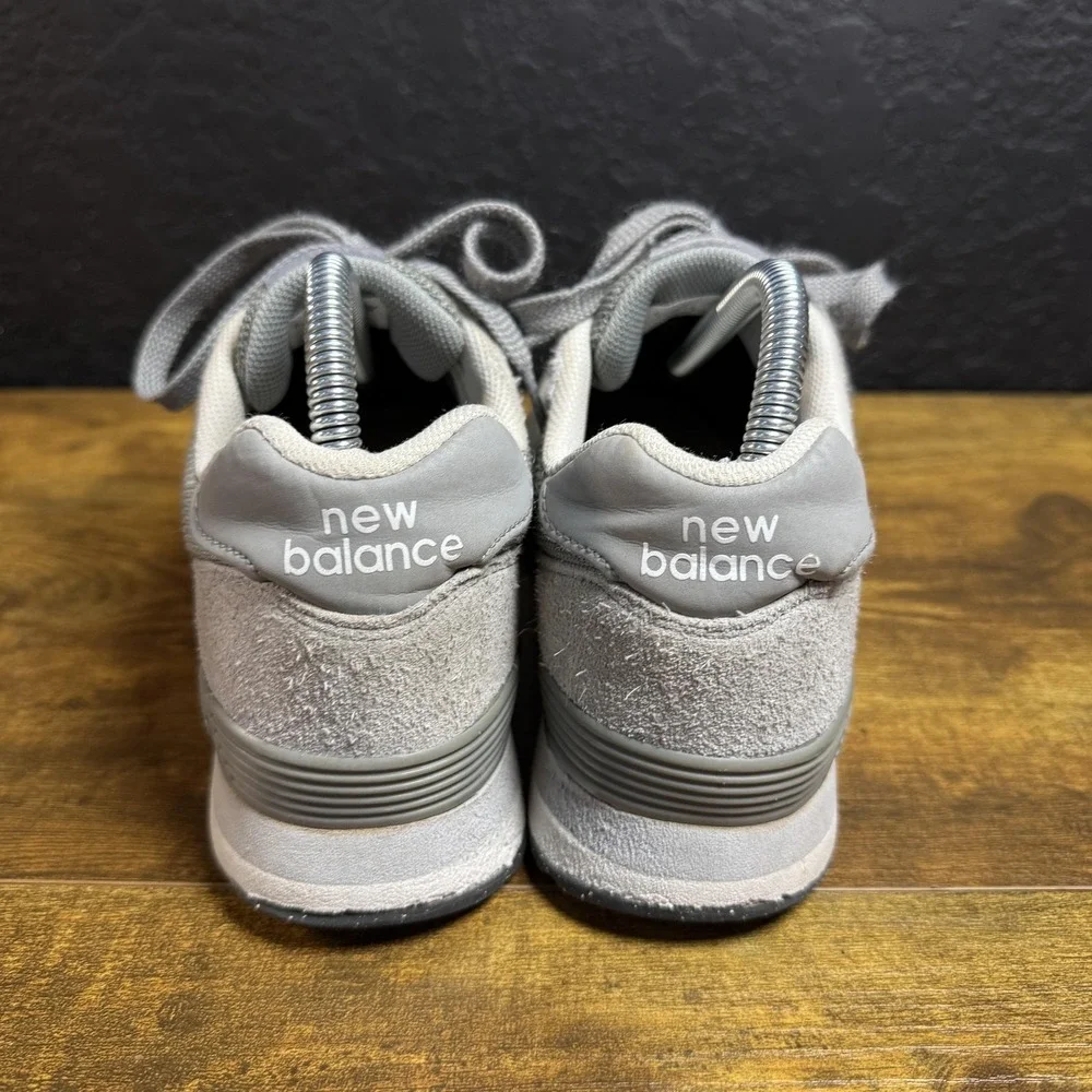 New Balance 515 WL515GRY Grey Suede Mesh Lifestyle Sneakers Womens 8.5‎